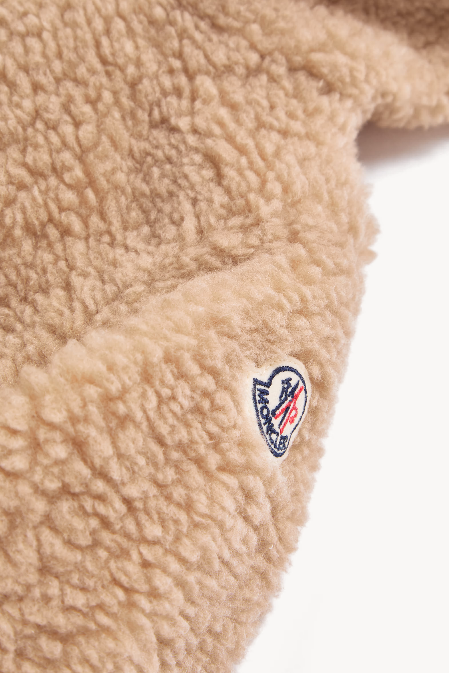 Cardigan zippé en teddy Mixte Beige Moncler 3